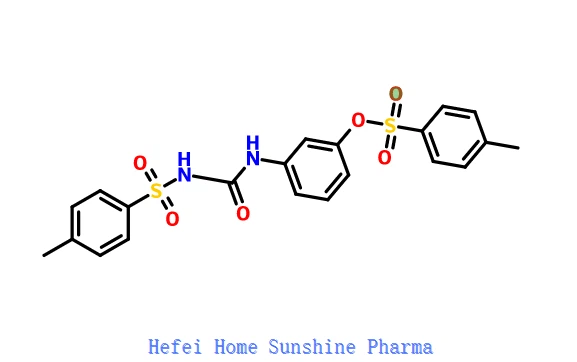 Benzensulfonamid, 4-methyl-N-[[[3-[[(4-methylphenyl) sulfonyl] oxy] phenyl] amino] carbonyl]-CAS 232938-43-1