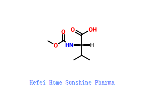 (S)-2-((Methoxycarbonyl)aMino)-3-Methylbutansyre CAS 74761-42-5
