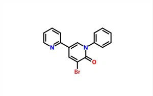 5'-broMo-1'-phenyl-[2,3'-bipyridin]-6'(1'H)-one CAS 381248-06-2