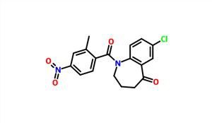 7-Chlor-1,2,3,4-tetrahydro-1- (2-methyl-4-nitrobenzoyl) -5H-1-benzazepin-5-on CAS 137982-91-3