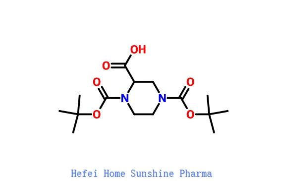 1,4-Di-Boc-piperazin-2-carboxylsyre CAS 181955-79-3